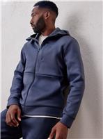 REAKTIV Charcoal Athleisure Zip Through Scuba Sweatshirt L