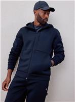 REAKTIV Black Athleisure Zip Through Scuba Sweatshirt S