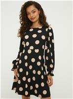 DOROTHY PERKINS Petite Spot Mini Dress 16