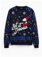 Snoopy Let It Snow Christmas Jumper XS