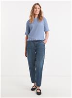 JD WILLIAMS Frill Knit Short Sleeve Jumper 20-22