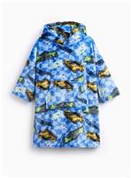Hot Wheels Blue Hooded Blanket 7-8 years