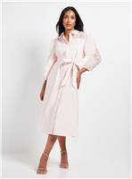 WALLIS Petite Occasion Cotton Cutwork Detail Shirt Dress 10
