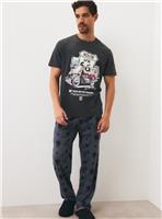 Route 66 Pyjama Top & Bottoms 2-Piece Set XXL