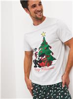 Christmas Felix the Cat Cotton Pyjama Set XL