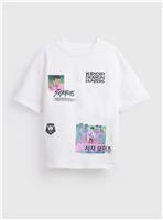 White KPop Demon Hunters Graphic T-Shirt 13 years