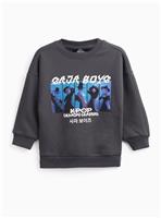 Grey KPop Demon Hunters Graphic Sweatshirt 13 years