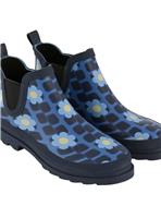 REGATTA Orla Ankle Wellies Blue Flower 6