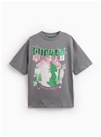 Wicked Grey Sequin Short Sleeve T-Shirt 14 years