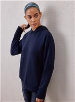 REAKTIV Black Scuba Longline Hoodie L