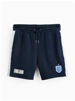 Navy Official FA England Print Sweat Shorts S