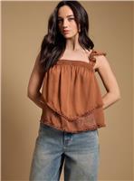 OASIS Tiered Frill Sleeve Western Cami Top 14