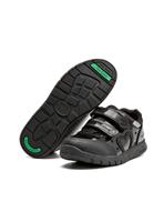 TOEZONE Isla Girls Patent Heart Rip Tape School Shoes 2
