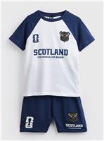 Mini Me Official FIFA Scotland Print Shortie Pyjamas 8-9 years