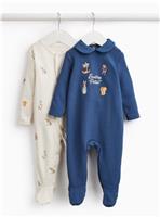 Beatrix Potter Christmas Sleepsuits 2 Pack 6-9 months