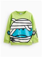 Green Mr Men and Little Miss Halloween Graphic Sweatshirt 1-2 years