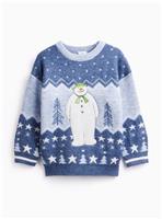 Snowman Fairisle Knit Jumper 4-5 years