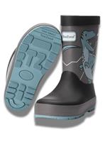 TOEZONE Danny Boys Dinosaur Character Grey Waterproof Lined Wellies 9 Infant