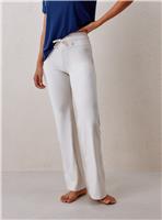 REAKTIV Cream Yoga Tie Front Wide Leg Legging M