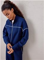 REAKTIV Navy Piped Scuba Zip Through Jacket S