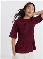 JD WILLIAMS Shirred Short Sleeve Top 8