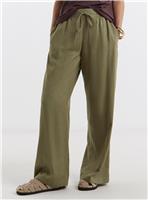 JD WILLIAMS Linen Mix Wide Leg Trousers 18