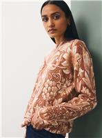 William Morris Floral Print Crewneck Jumper M