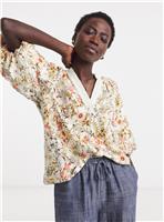 JD WILLIAMS Collarless Puff Sleeve Top 16