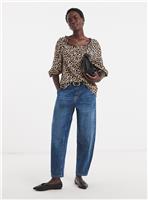 JD WILLIAMS Square Neck Leopard Print Top 20