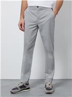 BURTON Pale Grey Slim Fit Chino Trousers 32R