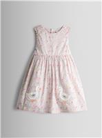 JOJO MAMAN B&Eacute;B&Eacute; Floral Duck Pockets Summer Dress 12-18 months