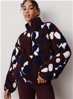 REAKTIV Printed Borg Half Zip Jacket M