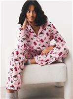 Pink Hello Kitty Traditional Pyjama Set XS
