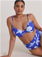 JD WILLIAMS Underwired Shell Print Bikini Top 34C