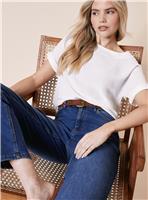 DOROTHY PERKINS Roll Sleeve Blouse Ivory 12