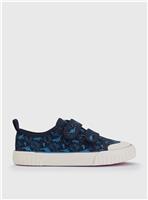 START-RITE Tide Navy Dino Canvas 7 Infant