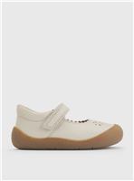 START-RITE Eva Cream Leather Flowers 4 Infant