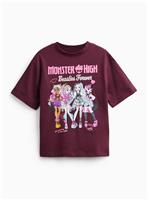 Burgundy Monster High Beasties Forever T-Shirt 6 years