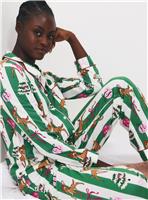 Family Matching Disney Bambi Stripe Traditional Pyjamas M