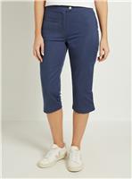 WALLIS Cropped Capri Trouser Navy 16
