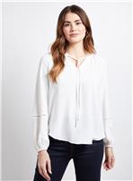 WALLIS Scallop Trim Gathered Raglan Top 18