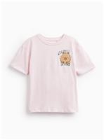 Pink CapyFun Graphic T-Shirt 8 years