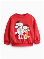 Christmas Red Bluey Sweatshirt 2-3 years