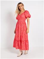 DOROTHY PERKINS Poplin Twist Front Midi Dress 18