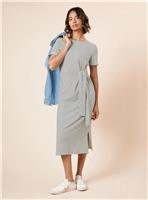 DOROTHY PERKINS Knot Detail Stripe T Shirt Dress 18