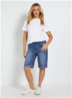 DOROTHY PERKINS Turn Up Denim Short 10