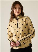 REGATTA Cath Kidston Printed Half Zip Fleece Spot Print 18