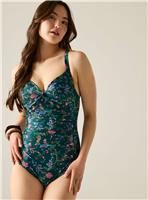 REGATTA Cath Kidston Tummy Control Swimsuit Green Floral 16
