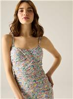 REGATTA Cath Kidston Tankini Top Cream Floral 8