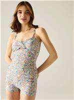 REGATTA Cath Kidston Bikini Shorts Cream Floral 16